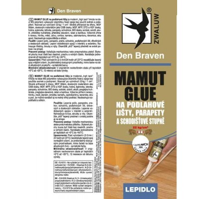 Den Braven - MAMUT GLUE vysokopevnostní lepidlo 290ml - bílá.…