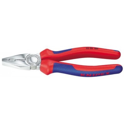 KNIPEX - Kleště kombinované 180mm pochromované, potah PVC