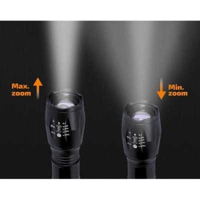 SOLIGHT - LED nabíjecí svítilna, 300lm, Cree, fokus,  Li-Ion,…