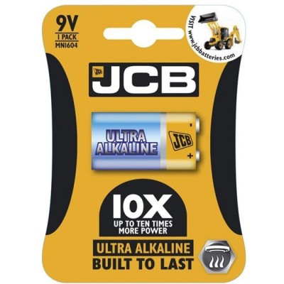 JCB - OXI ULTRA alkalická baterie 6LR61/9V - blistr 1 ks