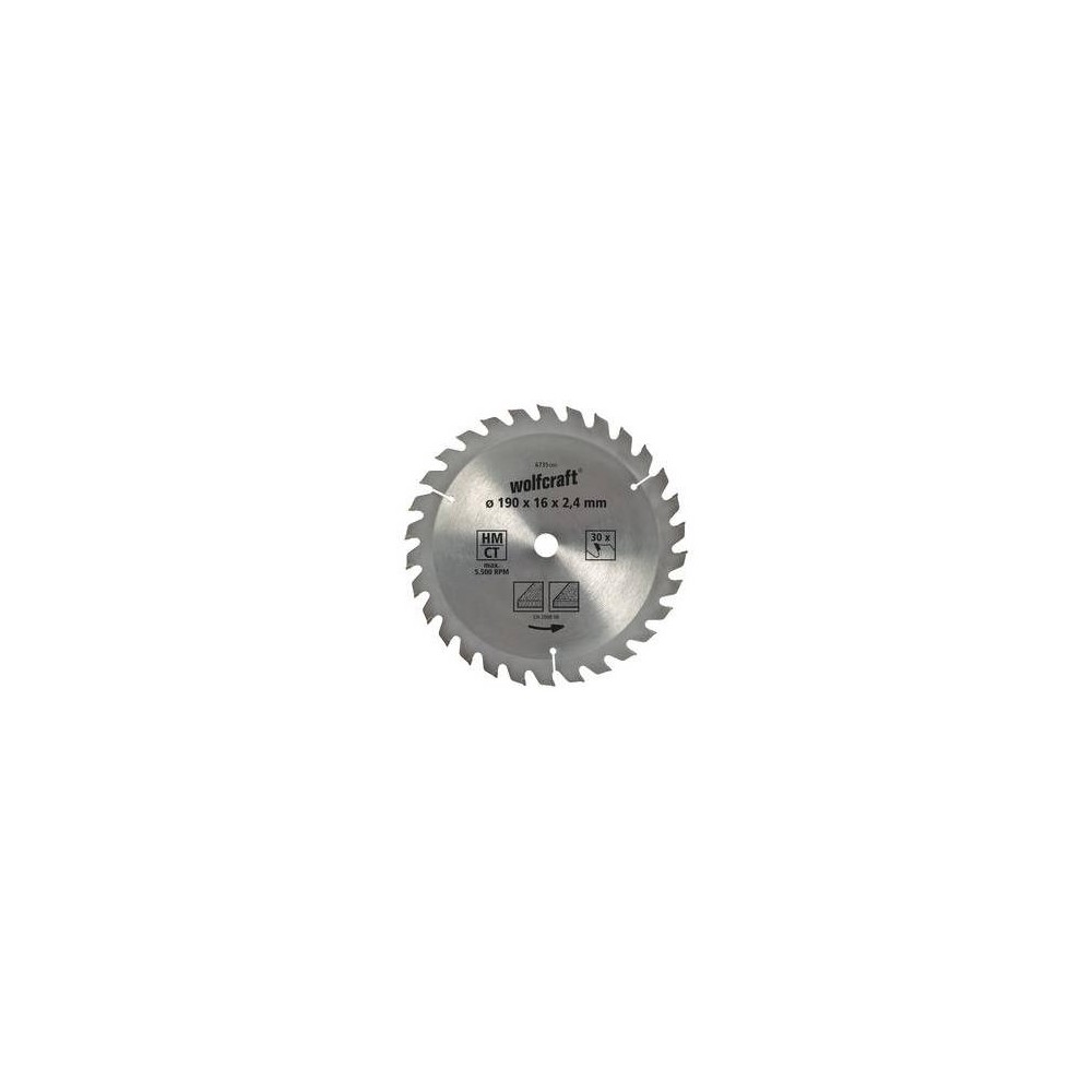 WOLFCRAFT - Kotouč pilový HM 20zub 160mm WOLFCRAFT - Kotouč pilový HM 20zub 160mm