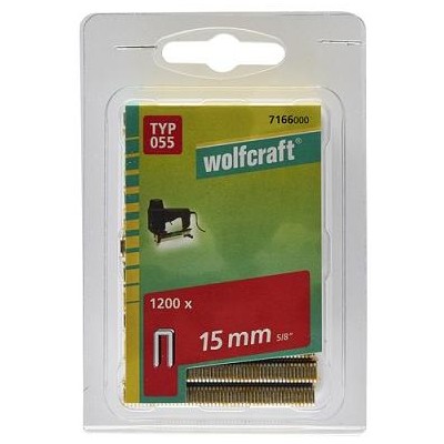 WOLFCRAFT - Spona úzká čalounická 5,95mm výška 15 mm, 1200ks