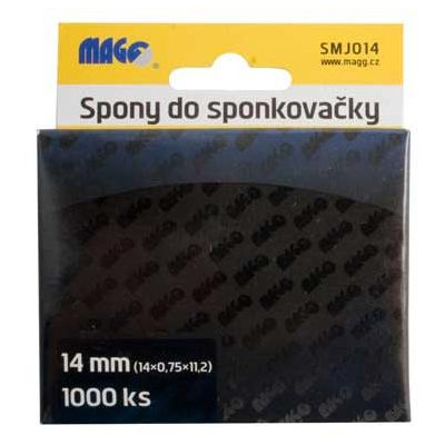 Spony do sponkovačky 14x0,75x11,2mm - 1000 ks