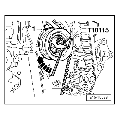 Blokovacie kolíky pre napínanie remeňov u Volkswagen/Audi TDI PD motorov - H2738