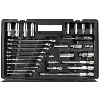 Súprava kľúčov s 1/4", 3/8" a 1/2" kľúčmi, 120 ks - LIALK8006F