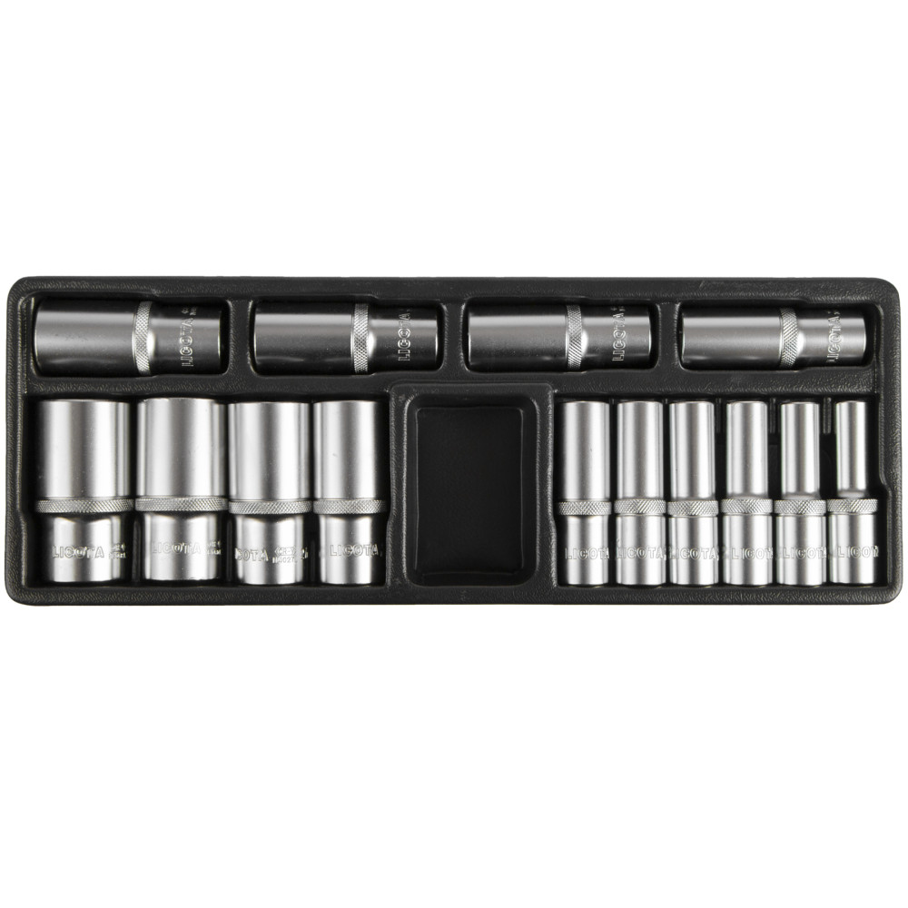 Sada nástrčných kľúčov, 1/2", 14 ks - LIACK384027