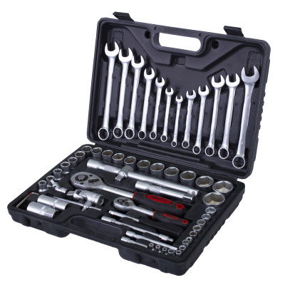 Gola sada kľúčov 1/4" a 1/2", 61 ks - AH126101