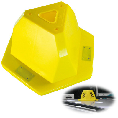 Magnetické klobúky - žlté - 444030030