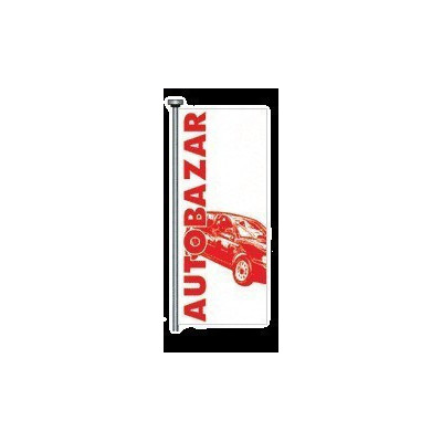Vlajka AUTOBAZAR - modrá/biela - 125200200