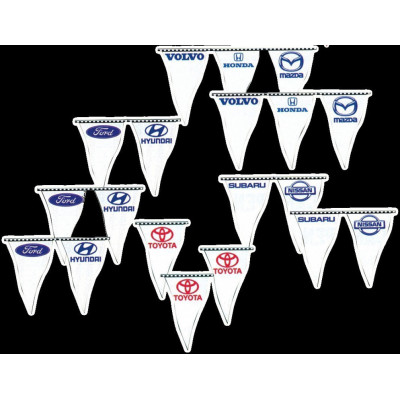 Vlajky predajcov - 30x45cm - 18m - Mazda - 144290040