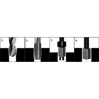 Sada na opravu závitů 25 kusů - M5 x 0.8 x 6.7 mm (20) - H1152