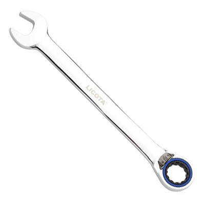 Ohnutý račňový kľúč s prepínačom, 23 mm - LI2323