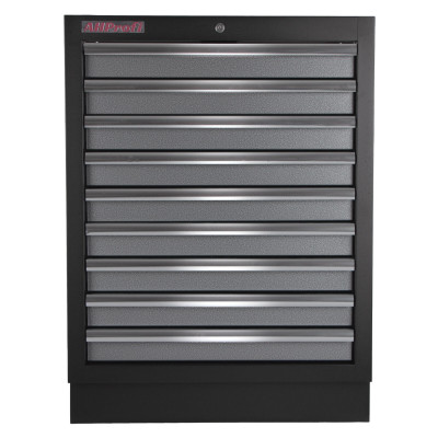 Celokovová dielenská skriňa PROFI s 9 zásuvkami 680x458x910 mm - TGC1309
