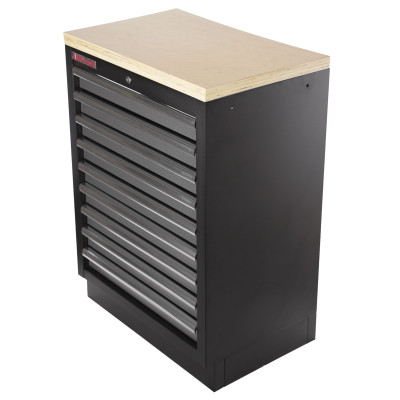 Celokovová dielenská skriňa PROFI s 9 zásuvkami 680x458x910 mm - TGC1309