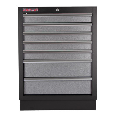 Celokovová dielenská skriňa PROFI so 7 zásuvkami 680x458x910 mm - TGC1307