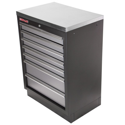 Celokovová dielenská skriňa PROFI so 7 zásuvkami 680x458x910 mm - TGC1307