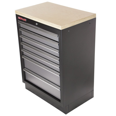 Celokovová dielenská skriňa PROFI so 7 zásuvkami 680x458x910 mm - TGC1307