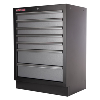 Celokovová dielenská skriňa PROFI so 7 zásuvkami 680x458x910 mm - TGC1307