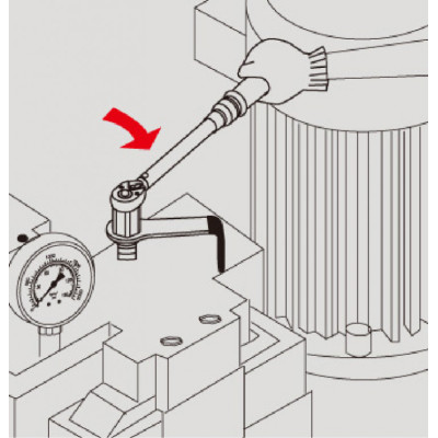 Násobič kroutícího momentu 1/2" s převodem 1:3,4 s momentem 600 Nm - LIAWT30158C