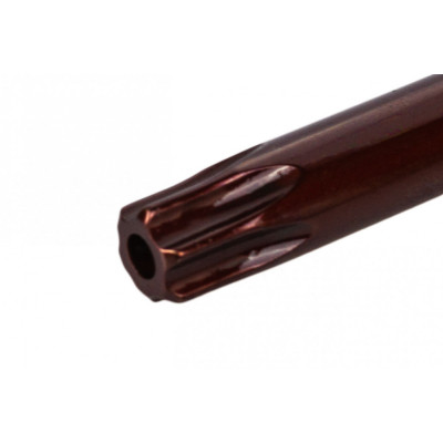 Sada kľúčov TORX s otvorom 9 ks, extra dlhé - HT260519