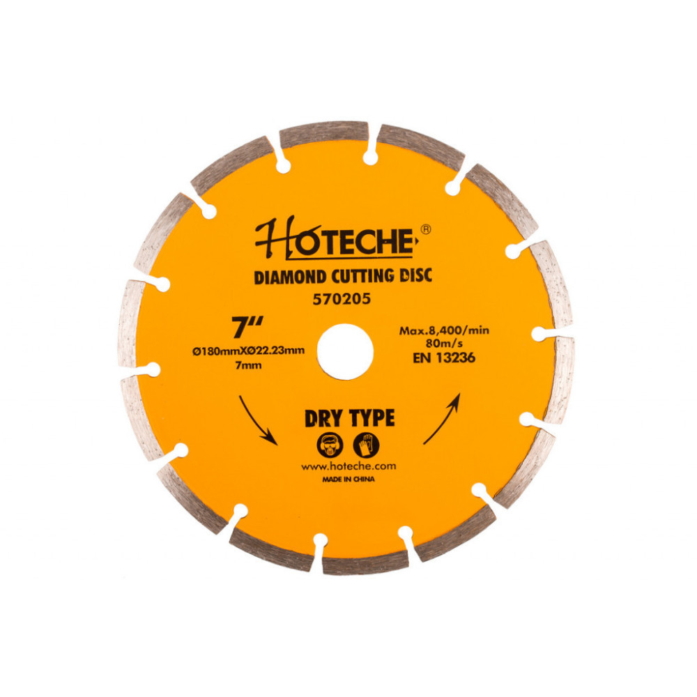 Diamantový rezný kotúč 180 mm, segmentový - HT570205