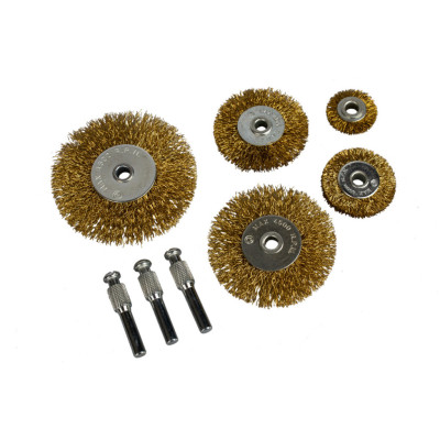 Súprava vonkajších drôtených kefiek 5 ks - HT591002