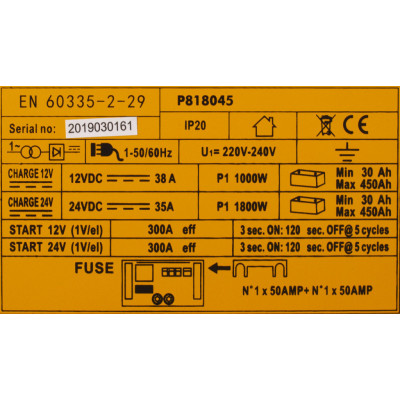 Nabíjačka autobaterií 12/24 V - HTP818045