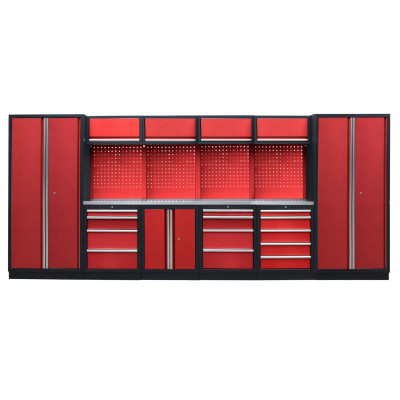 Kvalitný PROFI RED dielenský nábytok - 4535 x 2000 x 495 mm - RTGS1300A22