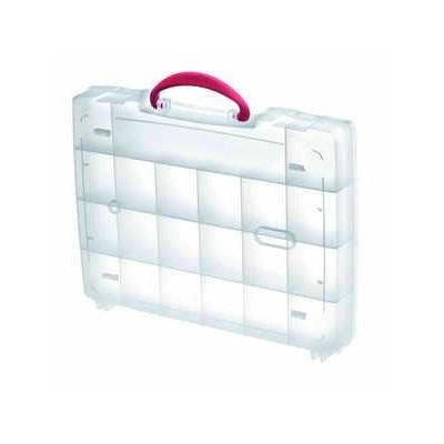 Plastový organizér 325x255x56mm - 21 pozic s držadlem