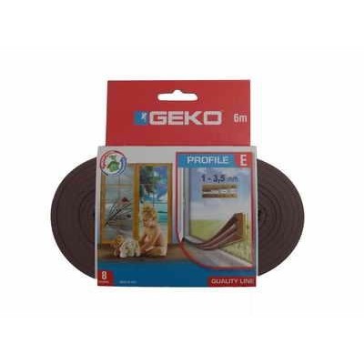 GEKO - Těsnění do oken samolepící EPDM guma E-profil 9x4mm/ 6m …