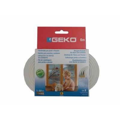 GEKO - Těsnění do oken samolepící EPDM guma E-profil 9x4mm/ 6m …