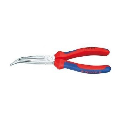 KNIPEX - Kleště s půlkulatými čelistmi 200mm zahnuté, potah PVC