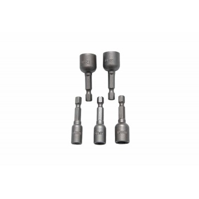 Sada utahovacích hlavic 1/4" s magnetem - 5 ks (6,8,10,12,13mm)