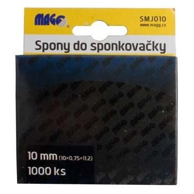 Spony do sponkovačky 10x0,75x11,2mm - 1000 ks