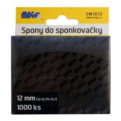 Spony do sponkovačky 12x0,75x11,2mm - 1000 ks