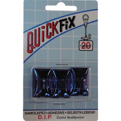 DIP - QUICKFIX háček samolepicí typ 4 - 3 ks - chrom