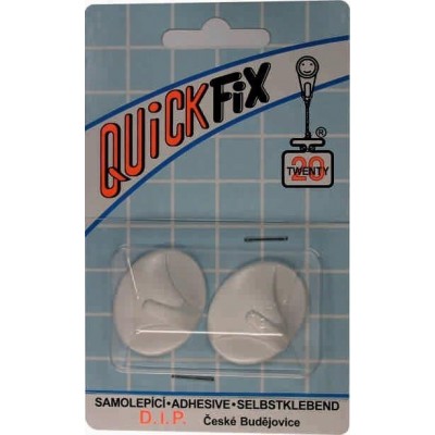 DIP - QUICKFIX háček samolepicí typ 6 - 2 ks - bílý