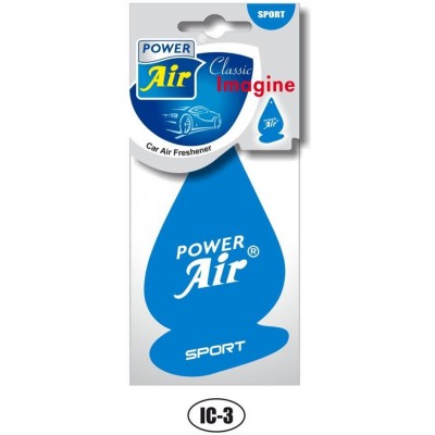 POWER Air - papírový osvěžovač vzduchu IMAGINE CLASSIC Sport