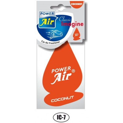 POWER Air - papírový osvěžovač vzduchu IMAGINE CLASSIC Coconut