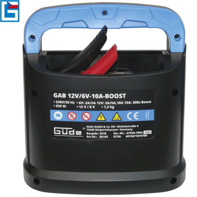 AUTOMATICKÁ NABÍJEČKA BATERIÍ GAB 12V/6V-10A-BOOST