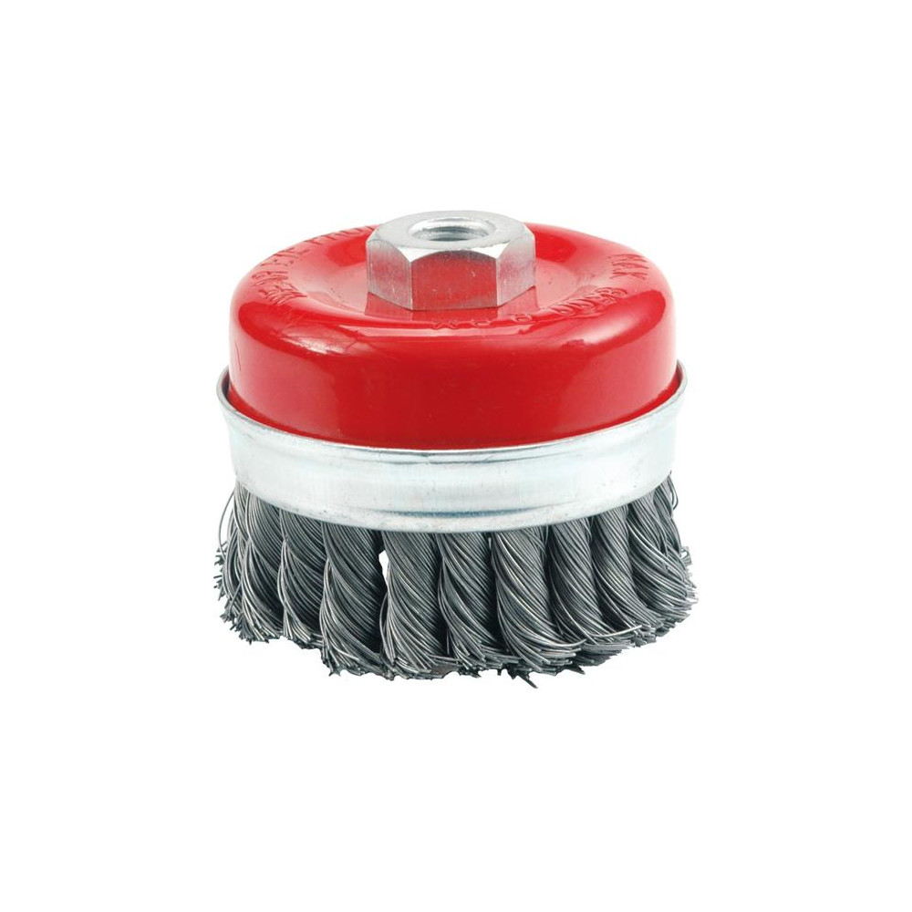 Kartáč drátěný čelní 100 mm pletený