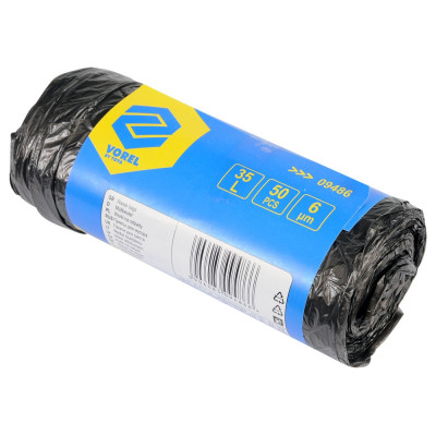 Pytel na odpad HDPE 35l, 6 um, 50 ks