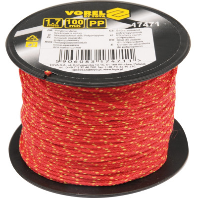 Šňůra zednická 1,75 mm x 100 m PP