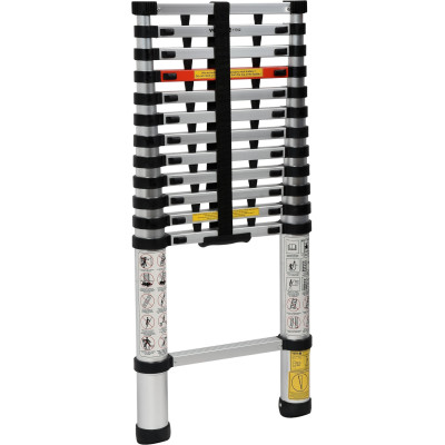 Žebřík teleskopický 13 stupňů 3,8 m, nosnost 150kg