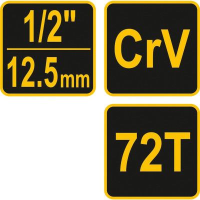 Ráčna 1/2" 250 mm vyhnutá poplastovaná