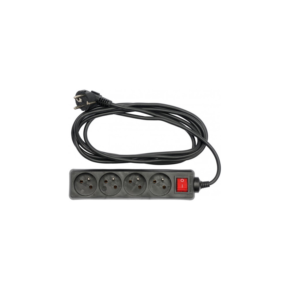 Kabel prodlužovací 1,5 m vypínač 4 zásuvky