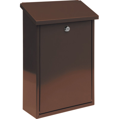 Poštovní schránka 400x250x100mm hnědá
