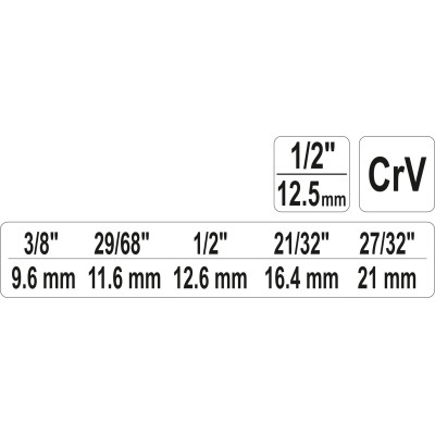 Klíč na radiátorové šroubení 1/2"