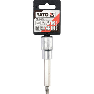 Nástavec prodloužený 1/2" bit Torx T40