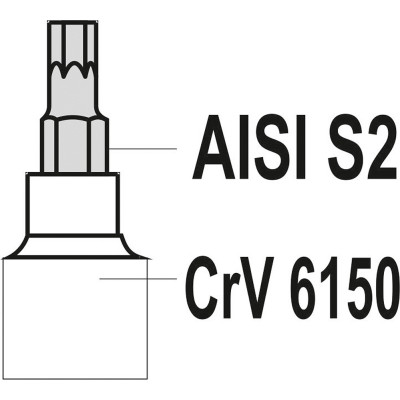 Bity Torx sada 12 ks (CrV 6150)